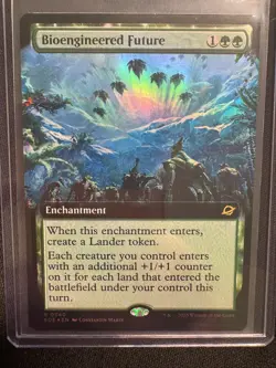 Bioengineered Future (Extended Art) - FOIL - NM - MTG - EOE - Image 1