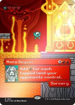 Mana Geyser (Rainbow Foil) -Foil Near Mint MTG Secret Lair - Image 1