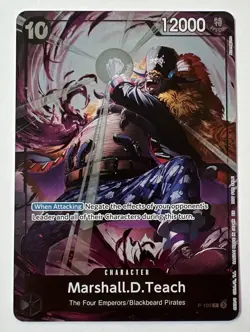 Marshall.D.Teach (Event Pack Vol. 8) P-100 One Piece Promotion Cards Foil - Image 1