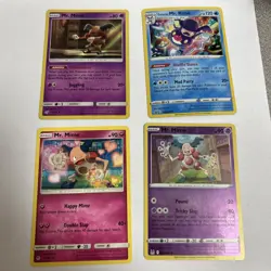 Pokemon Tcg Mr. Mime Lot 4 Card Lot. - Image 1