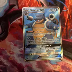 Pokemon TCG Blastoise GX SM189 Promo Holo Card Unbroken Bonds - Image 2