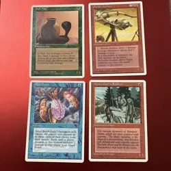 Vintage 1995 Magic The Gathering 4th Edition Lot of 40 Cards - Image 4