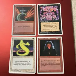 Vintage 1995 Magic The Gathering 4th Edition Lot of 40 Cards - Image 2