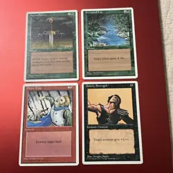 Vintage 1995 Magic The Gathering 4th Edition Lot of 40 Cards - Image 4