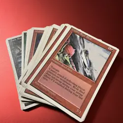 Vintage 1995 Magic The Gathering 4th Edition Lot of 40 Cards - Image 1