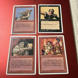 Vintage 1995 Magic The Gathering 4th Edition Lot of 40 Cards - Image 4