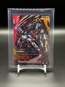 Gundam Gquuuuuux (Omega Psycommu) GD03-034 LR Gundam Card Game - Steel Requiem - Image 1