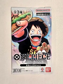 The Strongest Three Brothers PACK P-073 074 075 ONE PIECE Card Game JP (SEALED) - Image 1