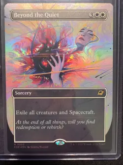 Beyond the Quiet (Borderless) - FOIL - NM - MTG - EOE - Image 1