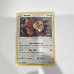 Pokemon Eevee SWSH042 SWSH: Sword & Shield Promo Holo Pokemon Card 60 HP English - Image 1