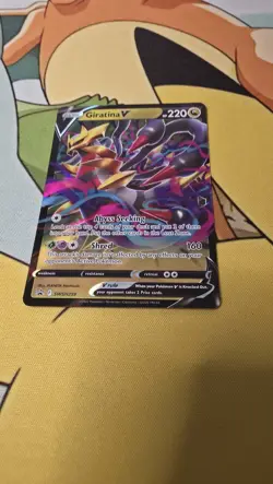 Pokemon TCG Giratina v SWSH259 Black Star Promo Card - Image 1
