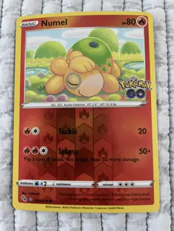 Numel Peelable Ditto Reverse Holo Pokemon Go TCG Card 013/078 Unpeeled NM - Image 1