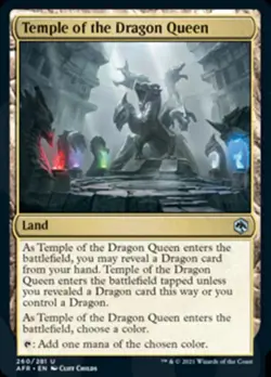 MTG Temple of the Dragon Queen [Dungeons & Dragons: Adventures in the Forgot - Image 1