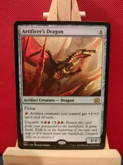 Artificer's Dragon - The Brothers' War - Rare - NM - MTG - Image 1