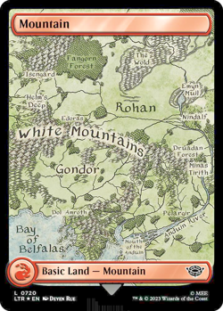 MTG Mountain 720 Surge Foil Land The Lord of the Rings - Image 1