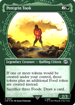 MTG Peregrin Took 807 Surge Foil Showcase The Lord of the Rings - Image 1