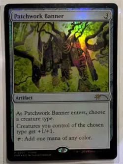 Patchwork Banner Media Promos Foil - MTG - Image 1
