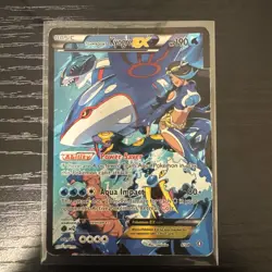 Pokemon TCG Team Aqua's Kyogre EX #6/34 Double Crisis Ultra Rare MINT CONDITION - Image 1