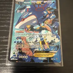 Pokemon TCG Team Aqua's Kyogre EX #6/34 Double Crisis Ultra Rare MINT CONDITION - Image 2