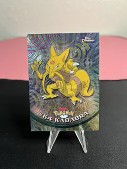Kadabra #64 Topps Chrome Series 1 Pokemon TV Animation Edition 2000 Vintage NM! - Image 1