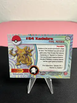 Kadabra #64 Topps Chrome Series 1 Pokemon TV Animation Edition 2000 Vintage NM! - Image 2