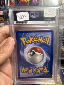 2008 Pokemon Azelf LV X Holo 140/146 Legends Awakened PSA NM-MT 8 - Image 2