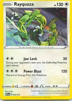 Rayquaza 014/015 Pokemon Promo NM Pokemon TCG - Image 1