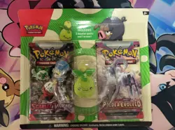 Pokemon TCG Scarlet & Violet BACK TO SCHOOL 2-Pack Booster SMOLIV Eraser • NEW - Image 1