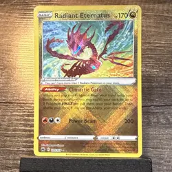 Pokemon TCG Radiant Eternatus 105/159 Crown Zenith Ultra Rare Holo NM - Image 1