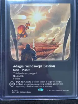 Adagia, Windswept Bastion (Borderless) - NON-FOIL - NM - MTG EOE - Image 1