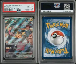 2023 Pokemon 151 Pikachu 173/165 Illustration Rare PSA 10 Guard Included - Image 2