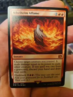 MTG Final Fantasy Nibelheim Aflame Non Foil Mythic 146 - Image 1