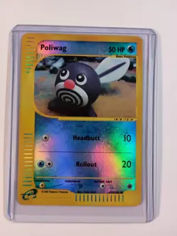Pokemon Poliwag Reverse Holo 125/165 Expedition Base Set e-Series WOTC 2002 LP - Image 1