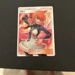 Pokemon TCG Mars 154/156 Sm-Ultra Prism Ultra Rare Full Art Holo Trainer English - Image 3