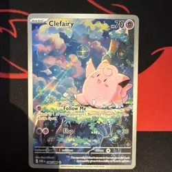 Pokemon TCG Clefairy ex 094/88 Perfect Order Illustration Rare Holo - Image 1