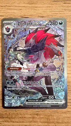 Pokemon N’s Zoroark Ex 286/217 SIR Ascended Heroes PACK FRESH NM - Image 1