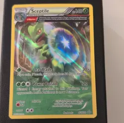 Pokemon Sceptile Holo Rare Ω Barrier XY-Primal Clash 9/160 Stage 2 140 HP - Image 1