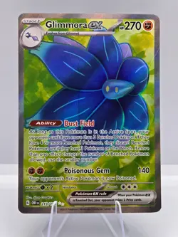 Glimmora ex 213/197 Ultra Rare Obsidian Flames Pokemon NM #2 - Image 1