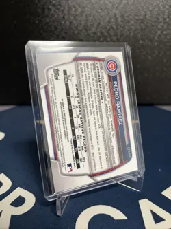 2023 1st Bowman Chrome Pedro Ramirez Bowman Green Shimmer Refractor Auto /99 - Image 2