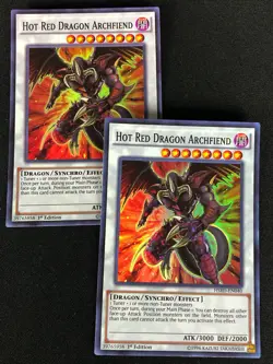 YUGIOH HOT RED DRAGON ARCHFIEND HSRD-EN040 1ST SUPER X2 (NM) - Image 1