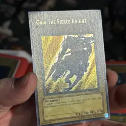 Yugioh Gaia The Fierce Knight ultra rare LOB-006 1.5 print Faded - Image 3