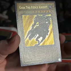 Yugioh Gaia The Fierce Knight ultra rare LOB-006 1.5 print Faded - Image 4