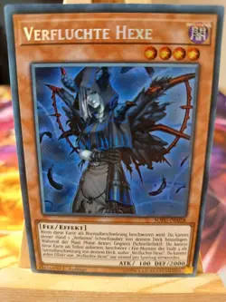 Verfluchte Hexe SOFU-DE028 Secret Rare Deutsch NM YUGIOH - Image 1