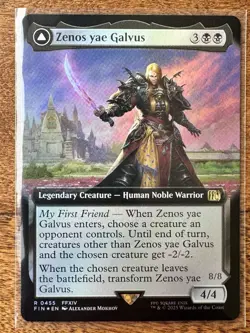 Magic MTG Final Fantasy - Zenos yae Galvus EXTENDED ART FOIL 0455 - Image 1