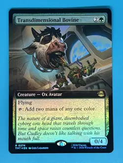 Transdimensional Bovine (Extended Art) Teenage Mutant Ninja Turtles Foil - Image 1