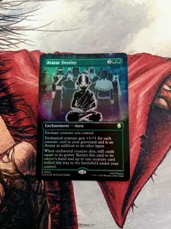 MTG FOIL Avatar Destiny Avatar The Last Airbender NM Borderless English - Image 1