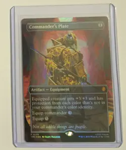 Commander's Plate (Borderless) Commander: Teenage Mutant Ninja Turtles Foil - Image 1