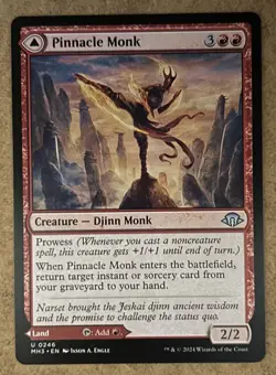 Pinnacle Monk / Mystic Peak - Modern Horizons 3 - NM MTG - Image 1