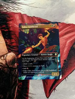 MTG Zuko, Conflicted Avatar The Last Airbender NM Borderless English - Image 1