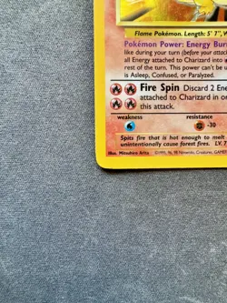 Pokemon Charizard 4/102 Base Set Holo Rare Card Vintage 1999 TCG - Image 4